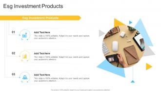 Esg Investment Products In Powerpoint And Google Slides Cpb
