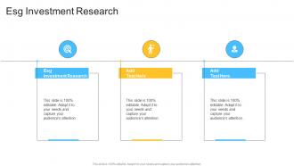 Esg Investment Research In Powerpoint And Google Slides Cpb