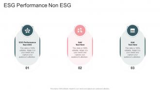 ESG Performance Non ESG In Powerpoint And Google Slides Cpb