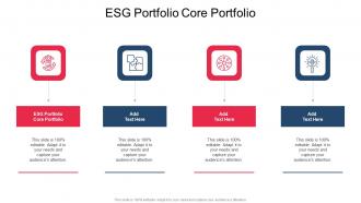 ESG Portfolio Core Portfolio In Powerpoint And Google Slides Cpb