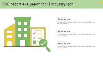ESG Report Evaluation For It Industry Icon
