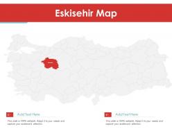 Eskisehir map powerpoint presentation ppt template