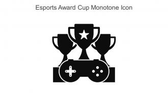 Esports Award Cup Monotone Icon In Powerpoint Pptx Png And Editable Eps Format