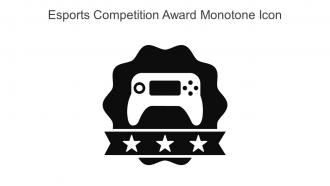 Esports Competition Award Monotone Icon In Powerpoint Pptx Png And Editable Eps Format