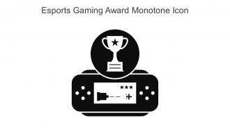 Esports Gaming Award Monotone Icon In Powerpoint Pptx Png And Editable Eps Format