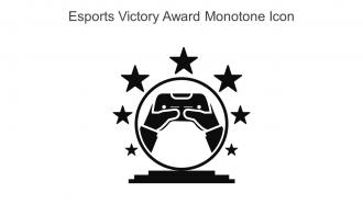 Esports Victory Award Monotone Icon In Powerpoint Pptx Png And Editable Eps Format