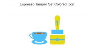Espresso Tamper Set Colored Icon In Powerpoint Pptx Png And Editable Eps Format