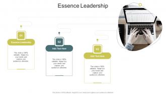 Essence Leadership In Powerpoint And Google Slides Cpb