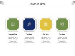 Essence time ppt powerpoint presentation pictures styles cpb