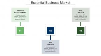 Essential Business Market Ppt Powerpoint Presentation Summary Inspiration Cpb