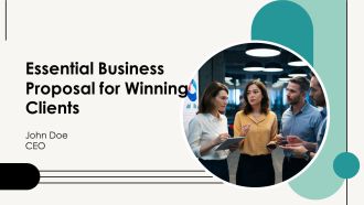 Essential Business Proposal For Winning Clients PPT Sample AT