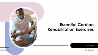 Essential Cardiac Rehabilitation Exercises PPT Guidelines AT