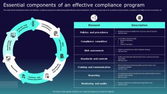 Essential Components Of An Effective Compliance Program