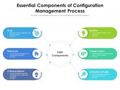 Essential components of configuration management process