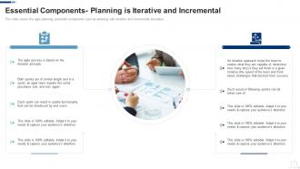 Essential Components Planning Is Iterative And Agile Project Management Frameworks