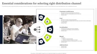 Essential Considerations For Selecting Right Distribution Channel