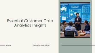 Essential Customer Data Analytics Insights PPT Graphics AT