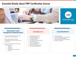 Essential details about pmp certification course project management professional acceptability standards it