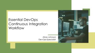 Essential Devops Continuous Integration Workflow PPT Guidelines AT