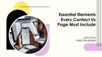 Essential Elements Every Contact Us Page Must Include PPT Designs AT