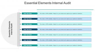 Essential Elements Internal Audit In Powerpoint And Google Slides Cpb