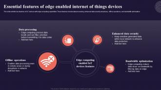 Essential Features Of Edge Enabled Internet Of Things Introduction To Internet Of Things IoT SS