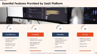 Essential Features Provided By SaaS Platform
