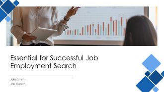 Essential For Successful Job Employment Search PPT Slides AT