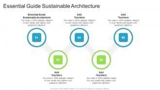 Essential Guide Sustainable Architecture In Powerpoint And Google Slides Cpb