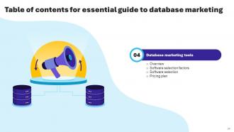 Essential Guide To Database Marketing Powerpoint Presentation Slides MKT CD V Impactful Ideas