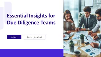 Essential Insights For Due Diligence Teams PPT Information AT