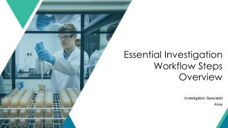 Essential Investigation Workflow Steps Overview PPT Graphics AT