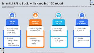 Essential Kpi To Track While Creating Seo Report