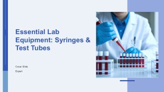 Essential Lab Equipment Syringes And Test Tubes PPT Graphics AT