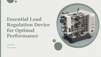Essential Load Regulation Device For Optimal Performance PPT Template ST AI