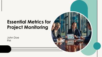 Essential Metrics For Project Monitoring PPT Slides AT