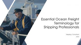 Essential Ocean Freight Terminology For Shipping Professionals PPT Example AT Essential Ocean Freight Terminology For Shipping Professionals PPT Example AT