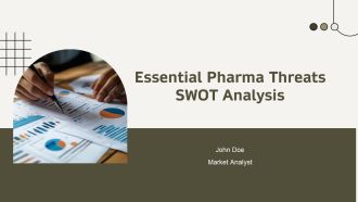 Essential Pharma Threats SWOT Analysis PPT Structure AT