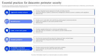 Essential Practices For Datacentre Perimeter Security