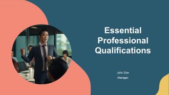 Essential Professional Qualifications PPT Information AT