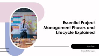 Essential Project Management Phases And Lifecycle Explained PPT Information AT