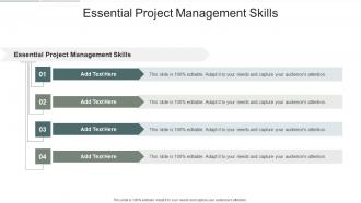 Essential Project Management Skills In Powerpoint And Google Slides Cpb