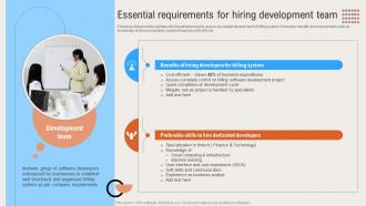 Essential Requirements For Hiring Development Team Deploying Digital Invoicing System
