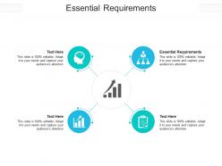 Essential requirements ppt powerpoint presentation outline professional cpb