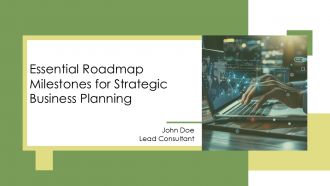 Essential Roadmap Milestones For Strategic Business Planning PPT Outline AT