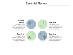 Essential service ppt powerpoint presentation ideas gridlines cpb