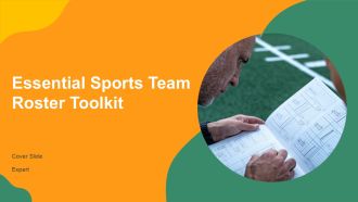 Essential Sports Team Roster Toolkit PPT Mockup AT