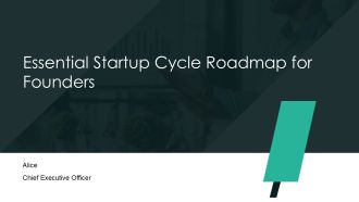Essential Startup Cycle Roadmap For Founders PPT Structure AT