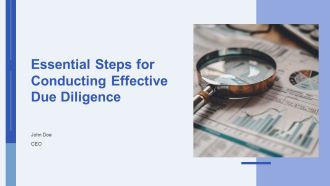 Essential Steps For Conducting Effective Due Diligence PPT Demonstration AT