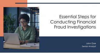 Essential Steps For Conducting Financial Fraud Investigations PPT Mockup AT